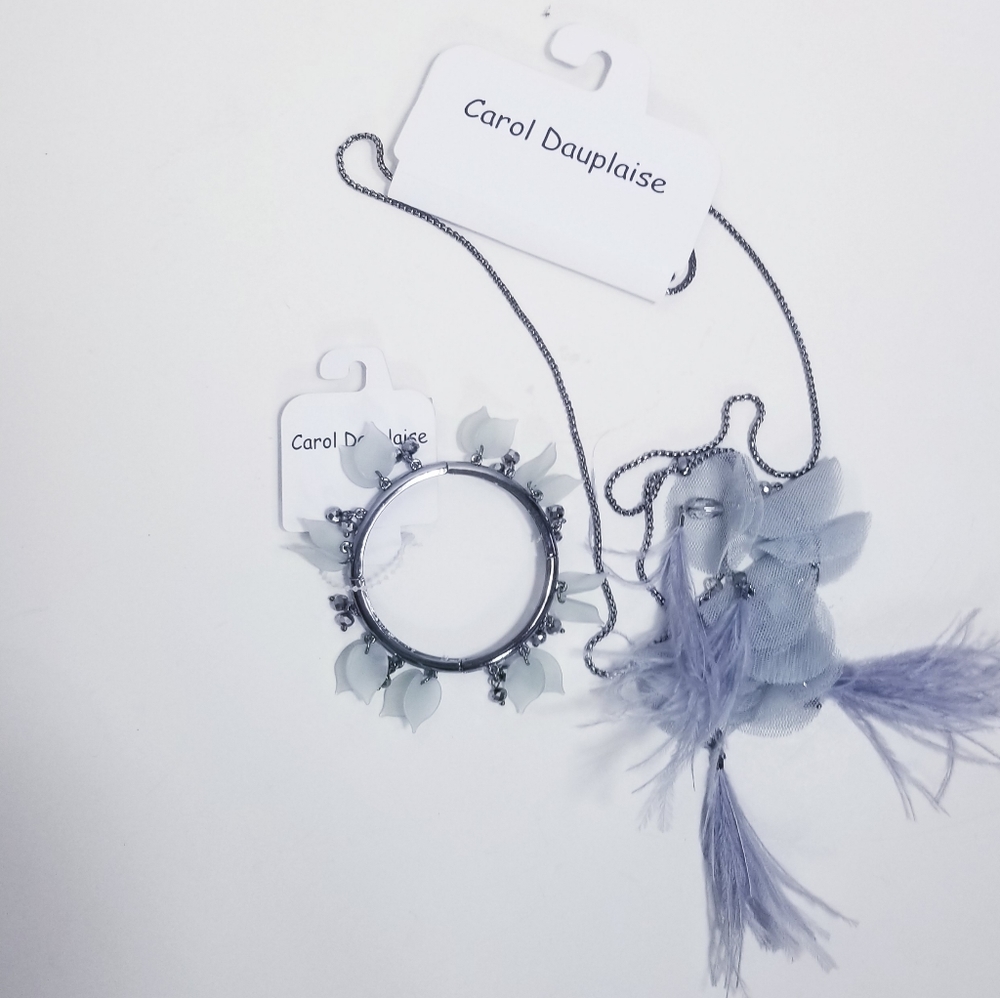 Carol Dauplaise Necklace Bracelet set New